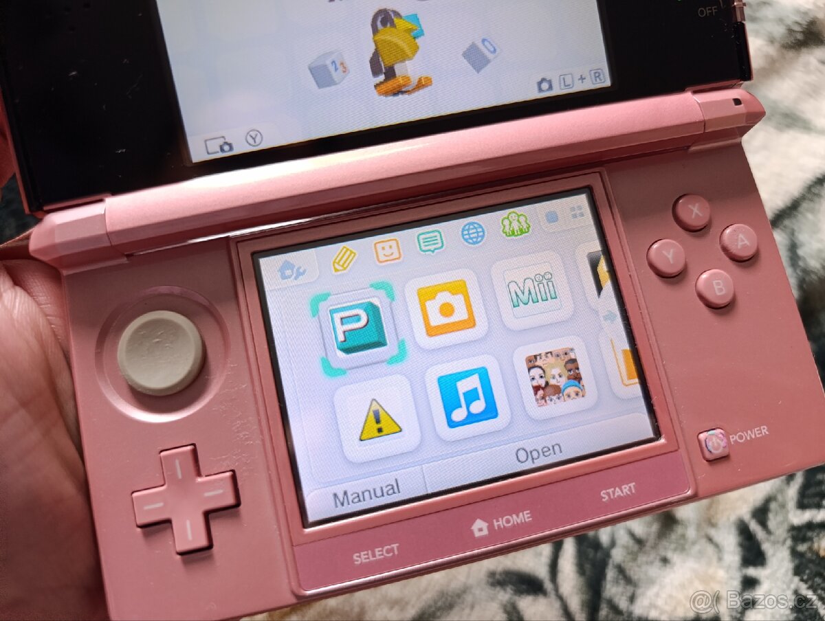 Nintendo 3DS Pink + Hry - 11