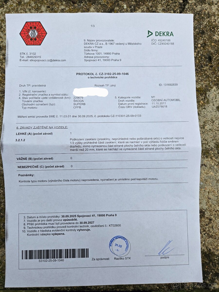 Prodám Škoda Superb 2.0TDi 103kw WEBASTO CZ - 11