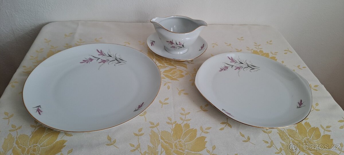 velká stará jídelní porcelánová souprava neúplná - 11