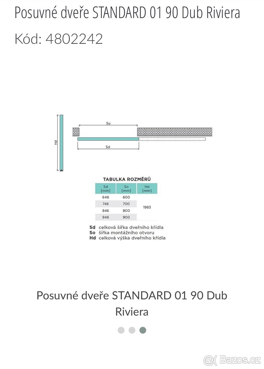 Posuvné dveře LOFT - DEKOR DUB - 11