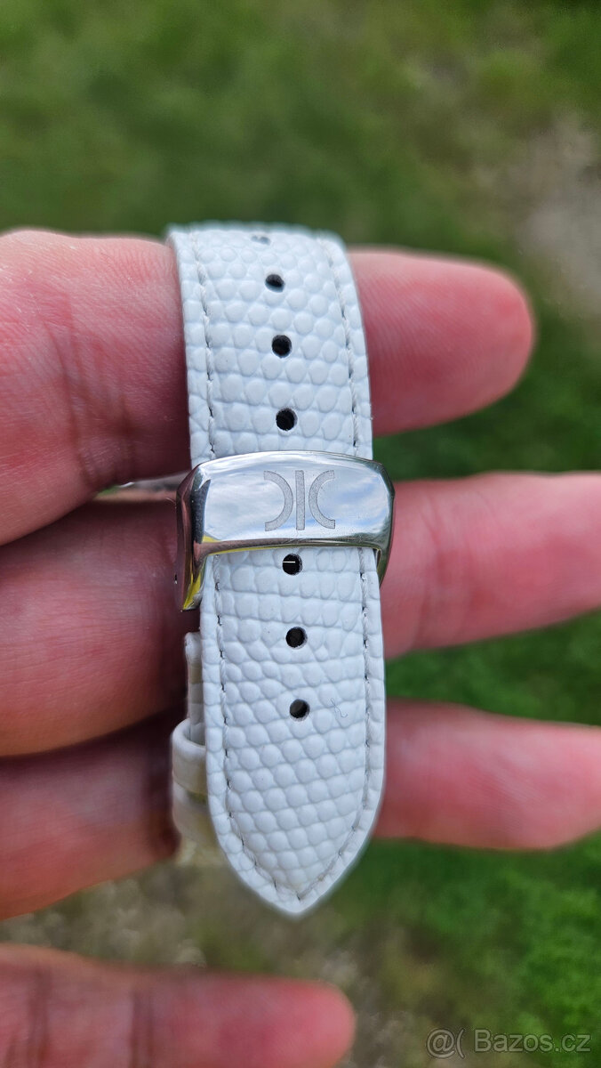 Diamantové automatické dámske hodinky DIC A9261A biele - 11