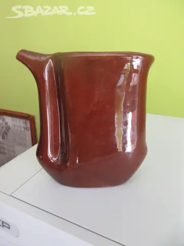 Slánka, cukřenka, džbán, lázeňské pítko - keramika. - 11