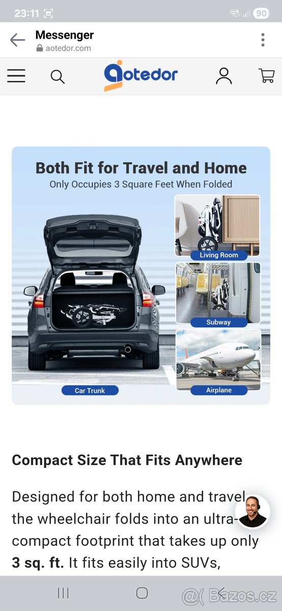 Elektrický invalidní vozík - 11