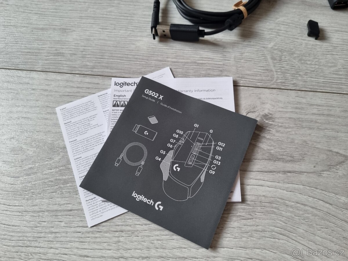 Herní myš Logitech G502 X Plus Lightsync Black RGB - 11