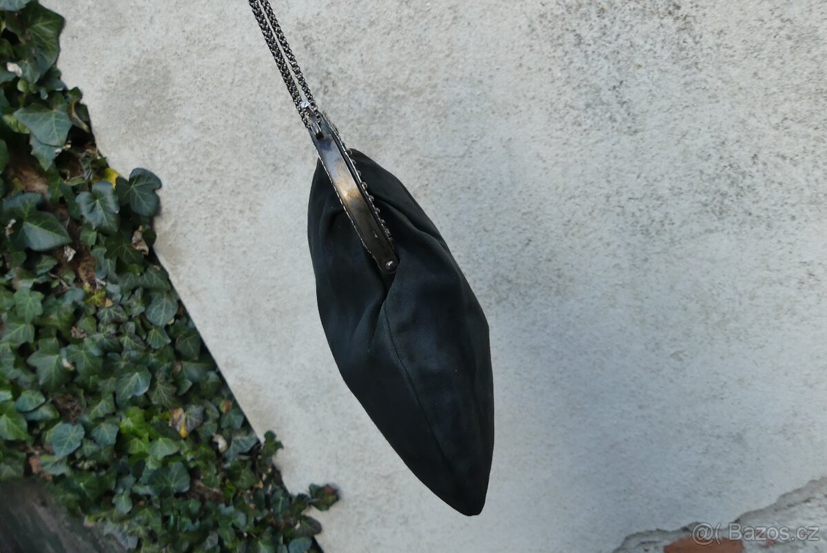 Starožitná viktoriánská kabelka, 19. st., stříbro - 11