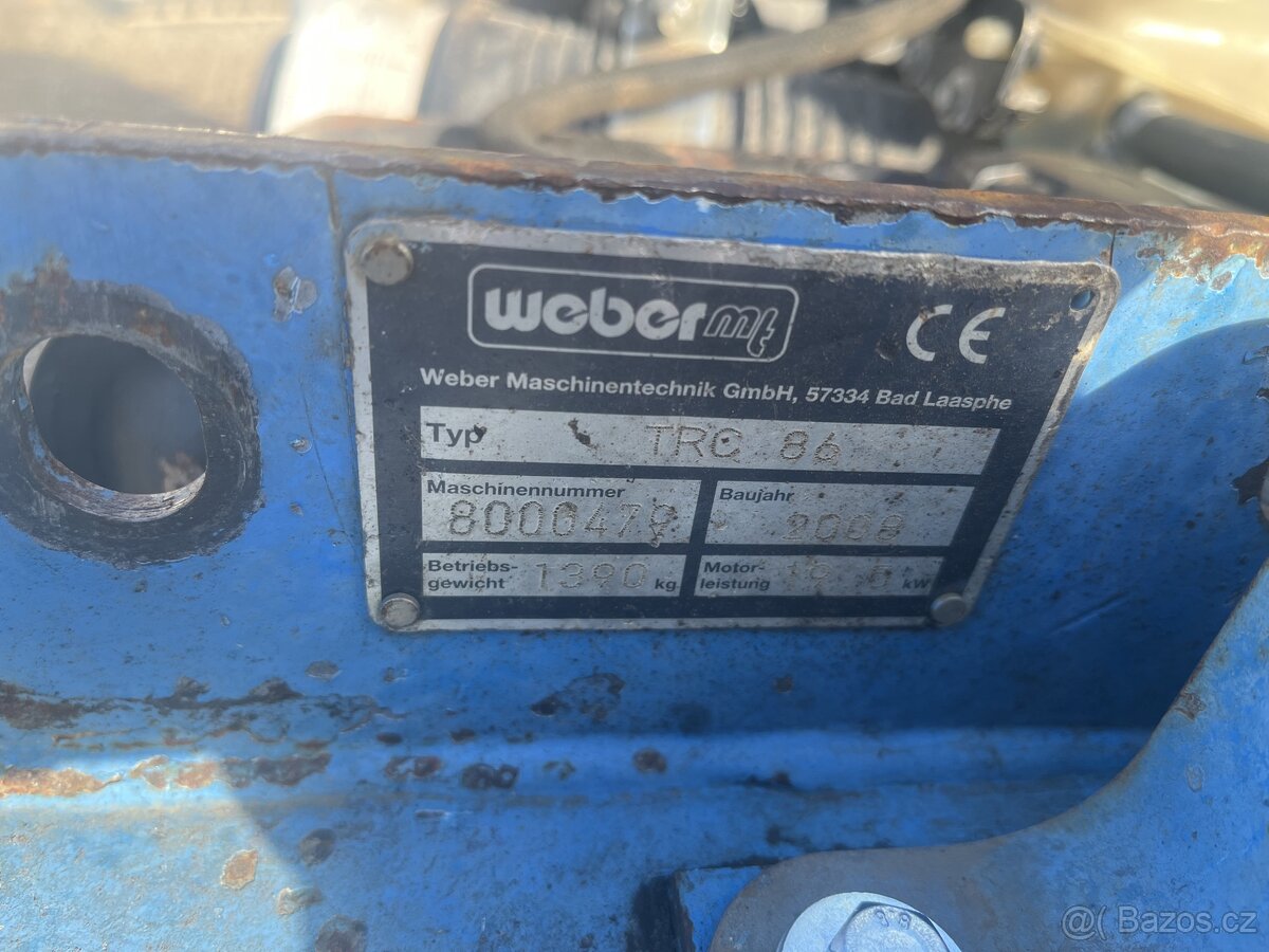 Prodám příkopový válec weber trč 86 - 11