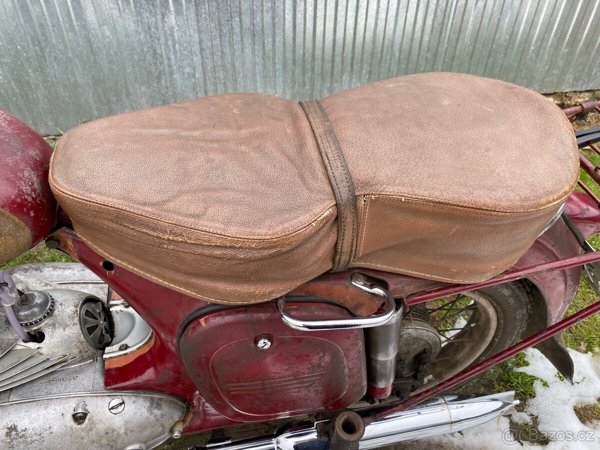 Jawa 350 / 354 kývačka, původní stav, patinovka, po STK - 11