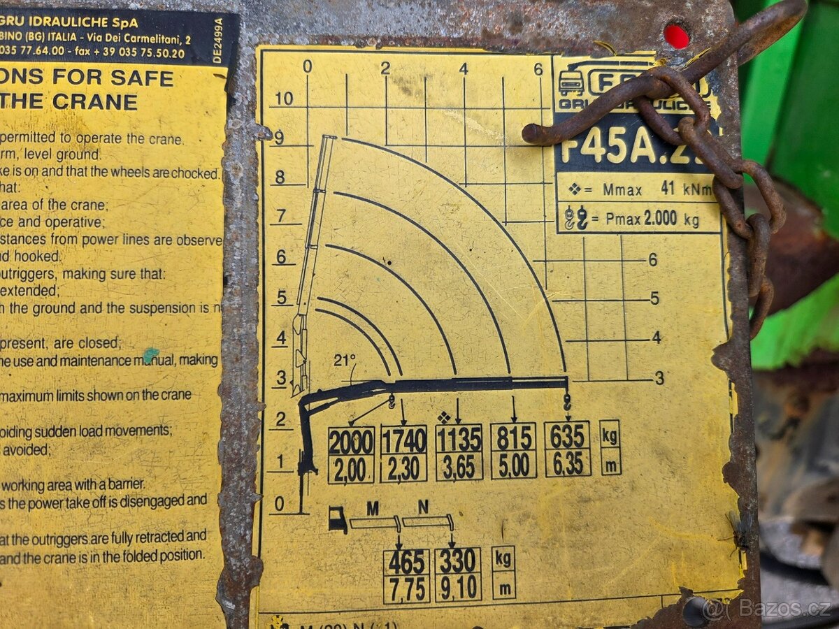 MAN 8.163 4x4 valník + FASSI F45A.22 - 11