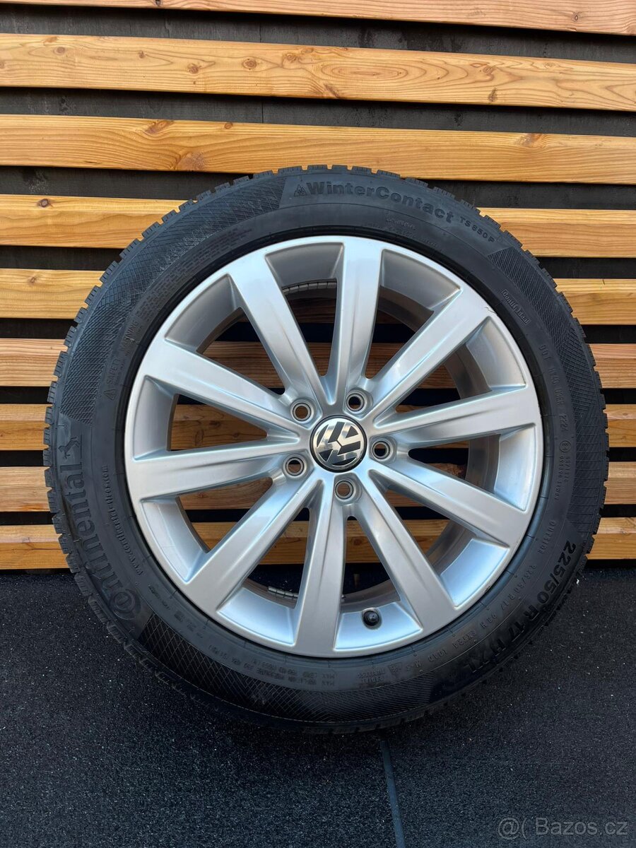 Alu originální kola VW Sharan Sydney 225/50 R17 5x112❄️ - 11
