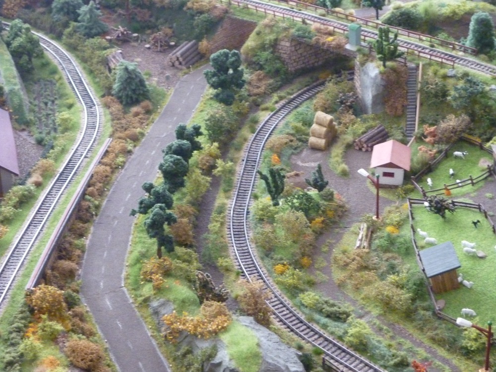 Modelová železnice, kolejište, vláčky TT - 11