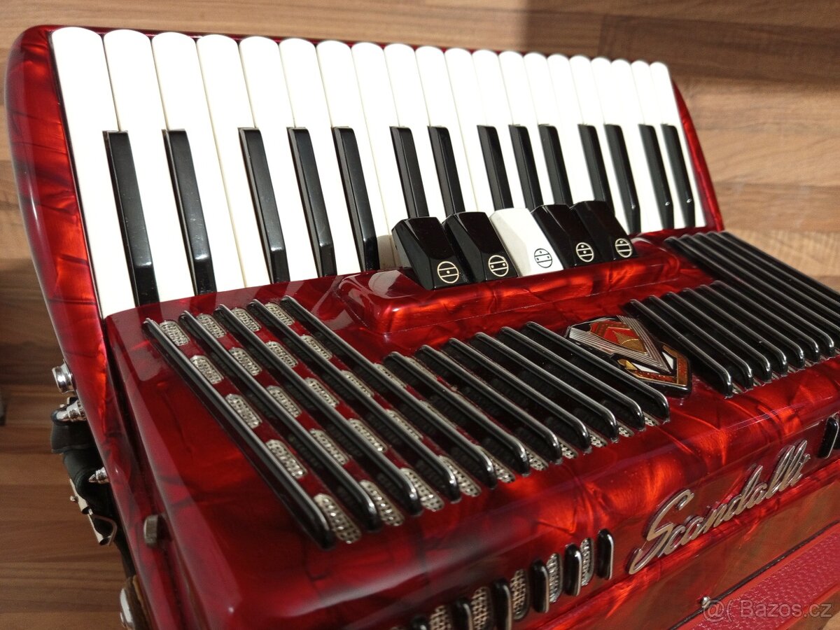 Akordeon (harmonika,heligonka) Scandalli Cantore 80,TOP STAV - 11