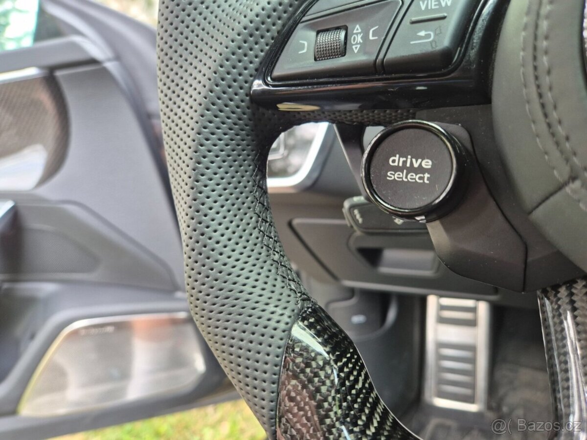 KARBONOVY VOLANT AUDI so ŠTART/STOP DRIVE SELECT - 11