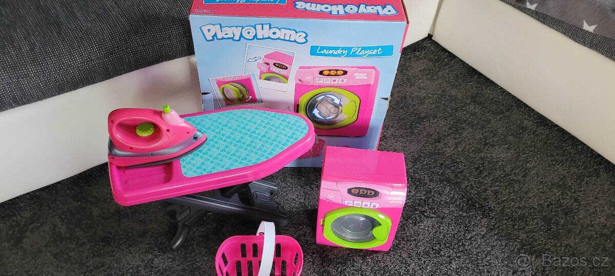 Dětský set na praní Playhome prádelna - 11