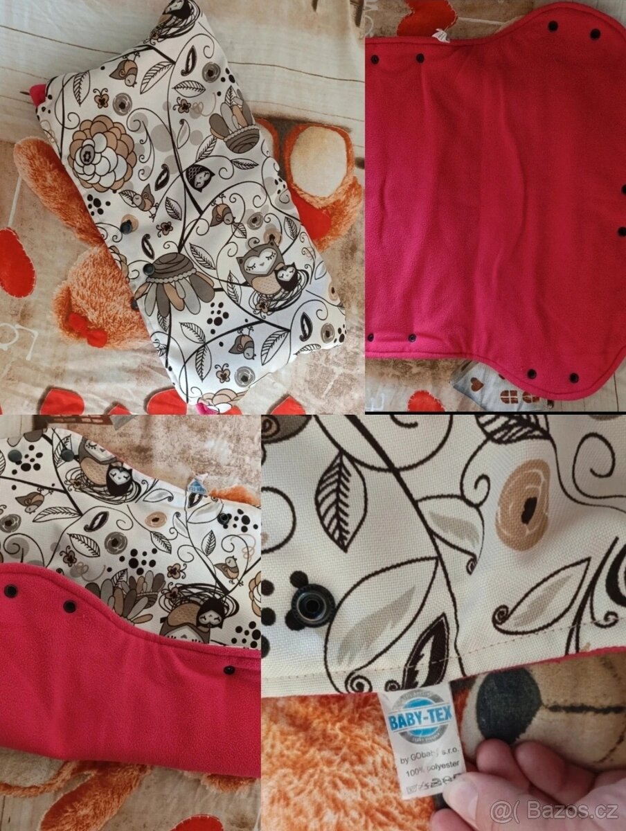 Set - fusak, rukávník a taška na kočárek - 11