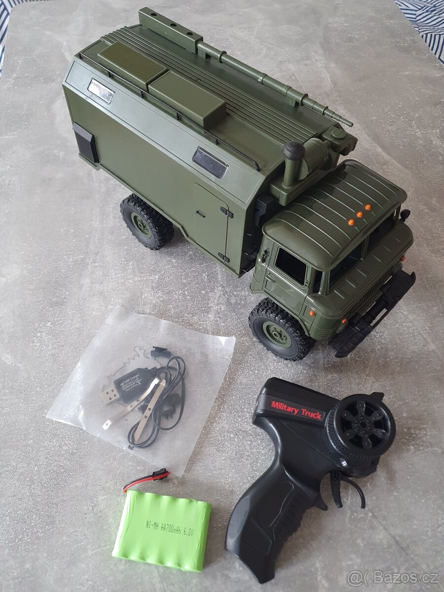 RC Military Truck GAZ 1/16 4WD zelený - 11