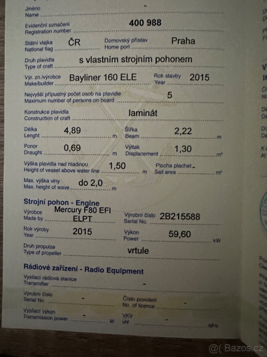 Motorový člun loď - 11