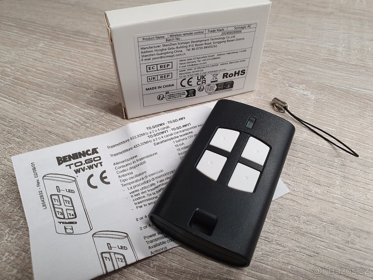 KOMPATIBILNÍ DÁLKOVÉ OVLÁDÁNÍ POHONU ruzne ZNAČKY. - 11