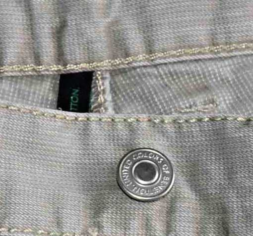 Béžové slim kalhoty Benetton a zateplené Betty Barclay S - 11