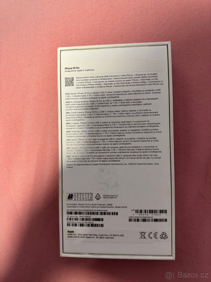 iPhone 15 Pro 128GB – Black Titanium – TOP STAV - 11