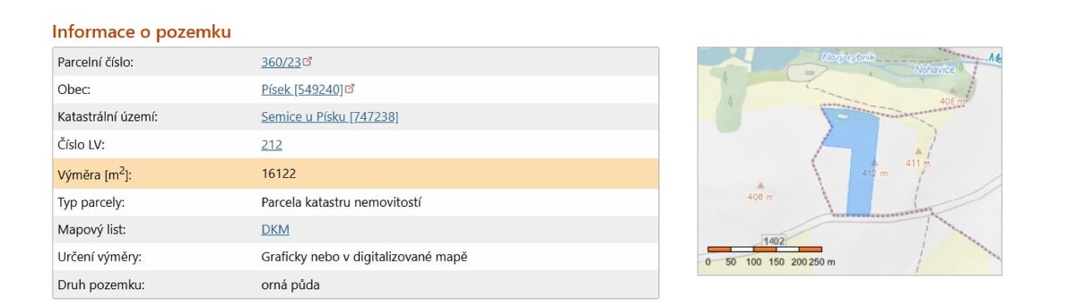 Pronájem pozemku v Semici u písku - 11