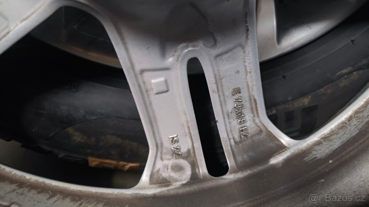Alu kola BMW 5x112 18" X3 X4 zima 225/60/18 - 11