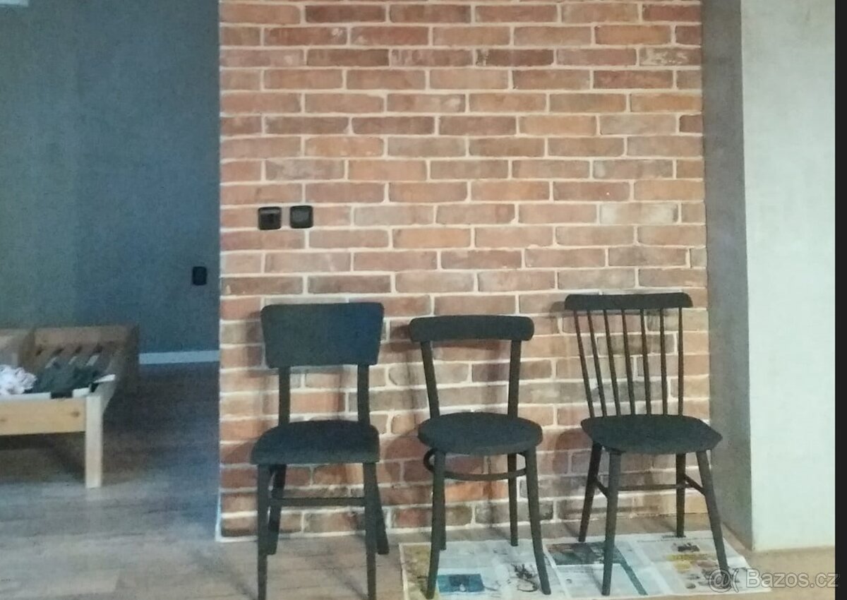 Obklad z cihel, cihlové pásky - 11