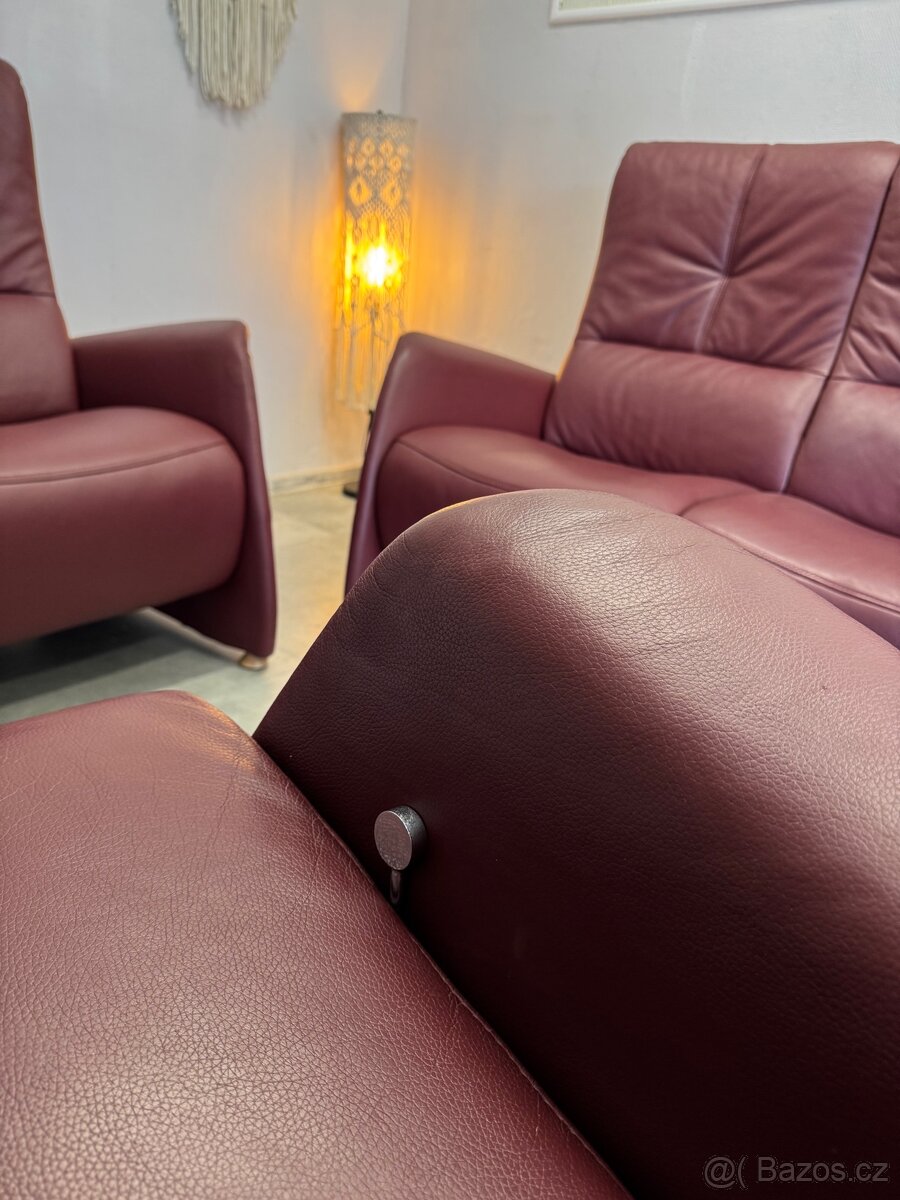Kožená sedací souprava 3+2+1 Himolla - 11