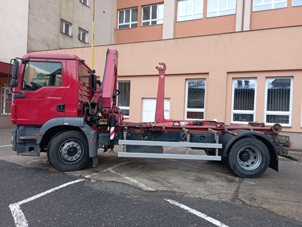 Prodám MAN TGM 18.290 kontejner +hydraulická ruka Amco Veba - 11