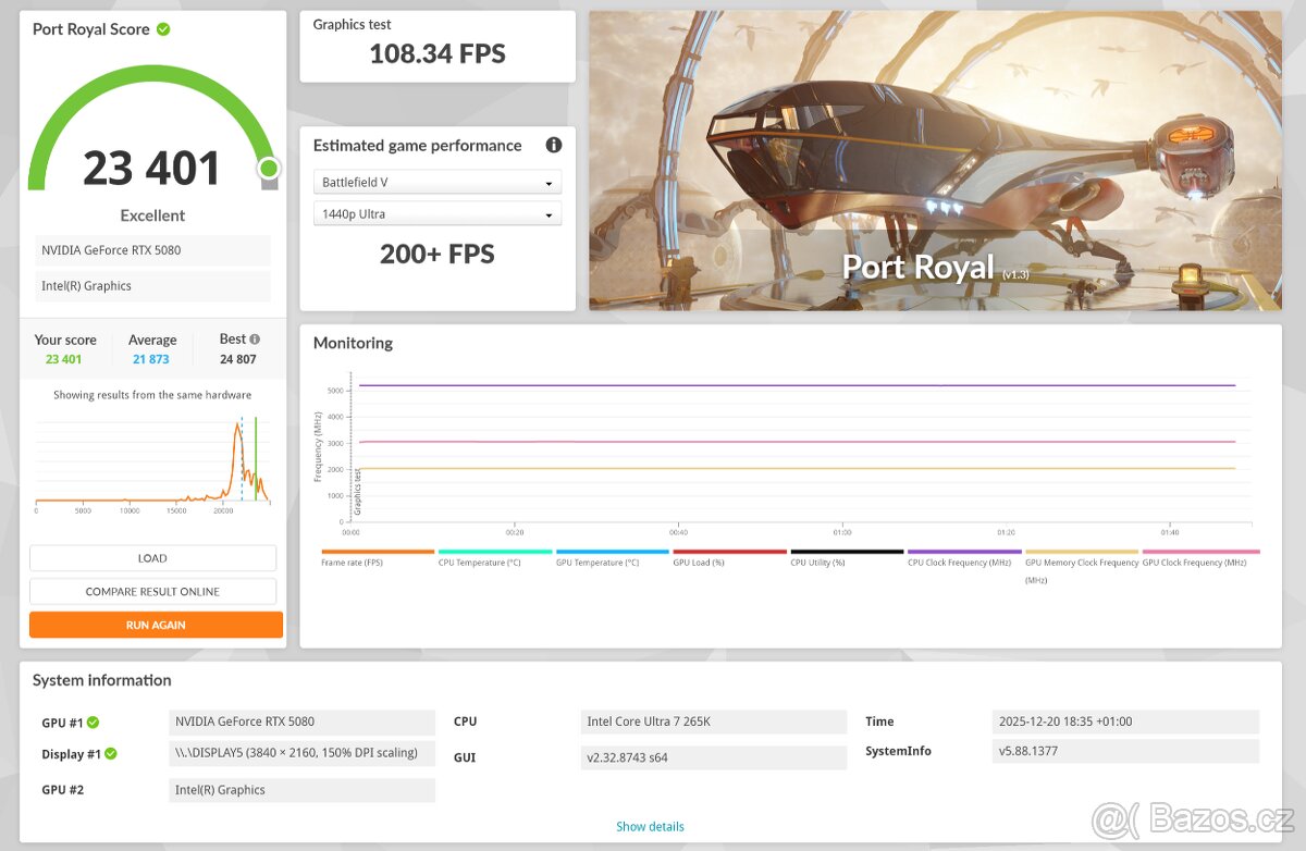 Tiché 4K herní PC - RTX 5080, DDR5 7800 MT/s, PCIe 5.0 SSD - 11