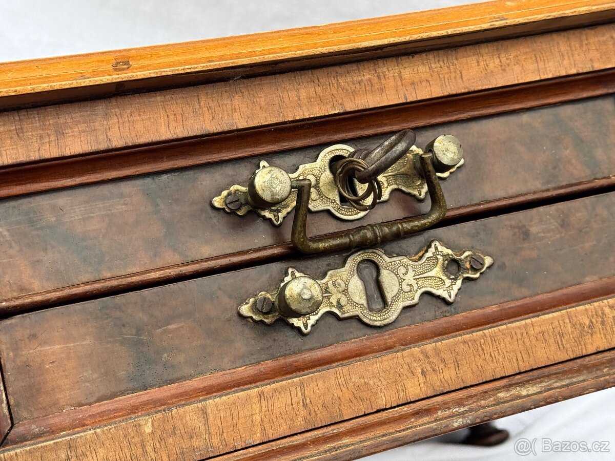 Krásná velice stará šperkovnice Empír - 11