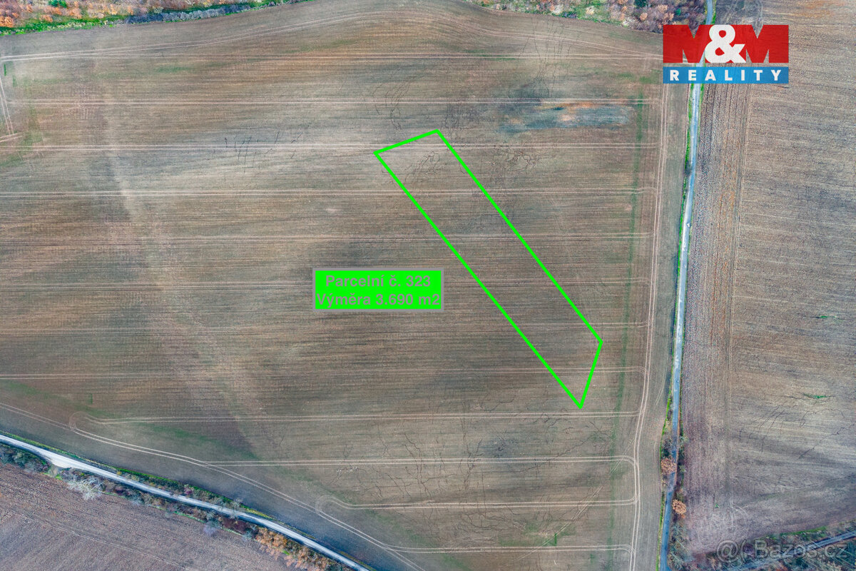 Prodej 1/2 pole, 3690 m², Jesenice - 11