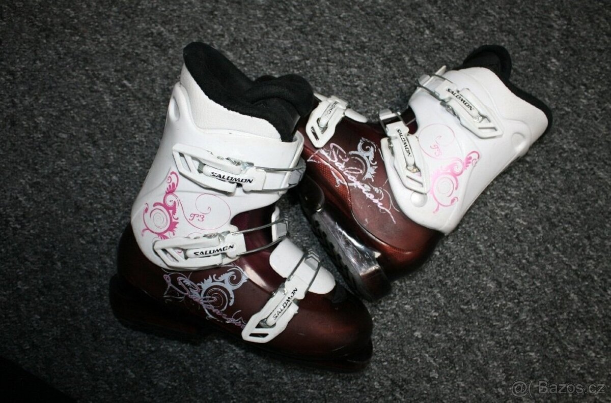 dívcí lyže tecno 120 cm , lyžáky - 11