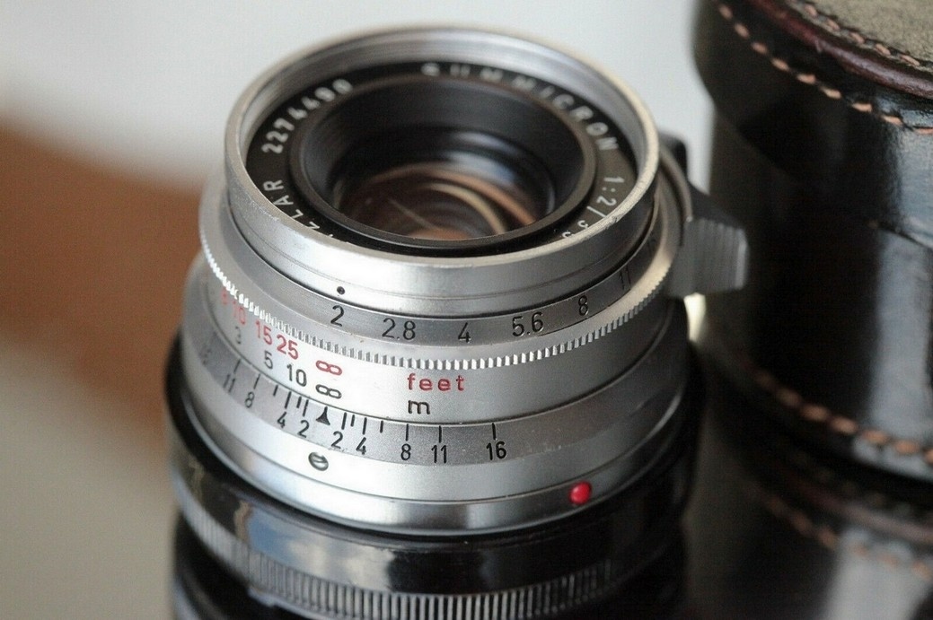 Objektiv Leica M 35mm 2.0 Summicron stříbrný, 8 členů, se sl - 11