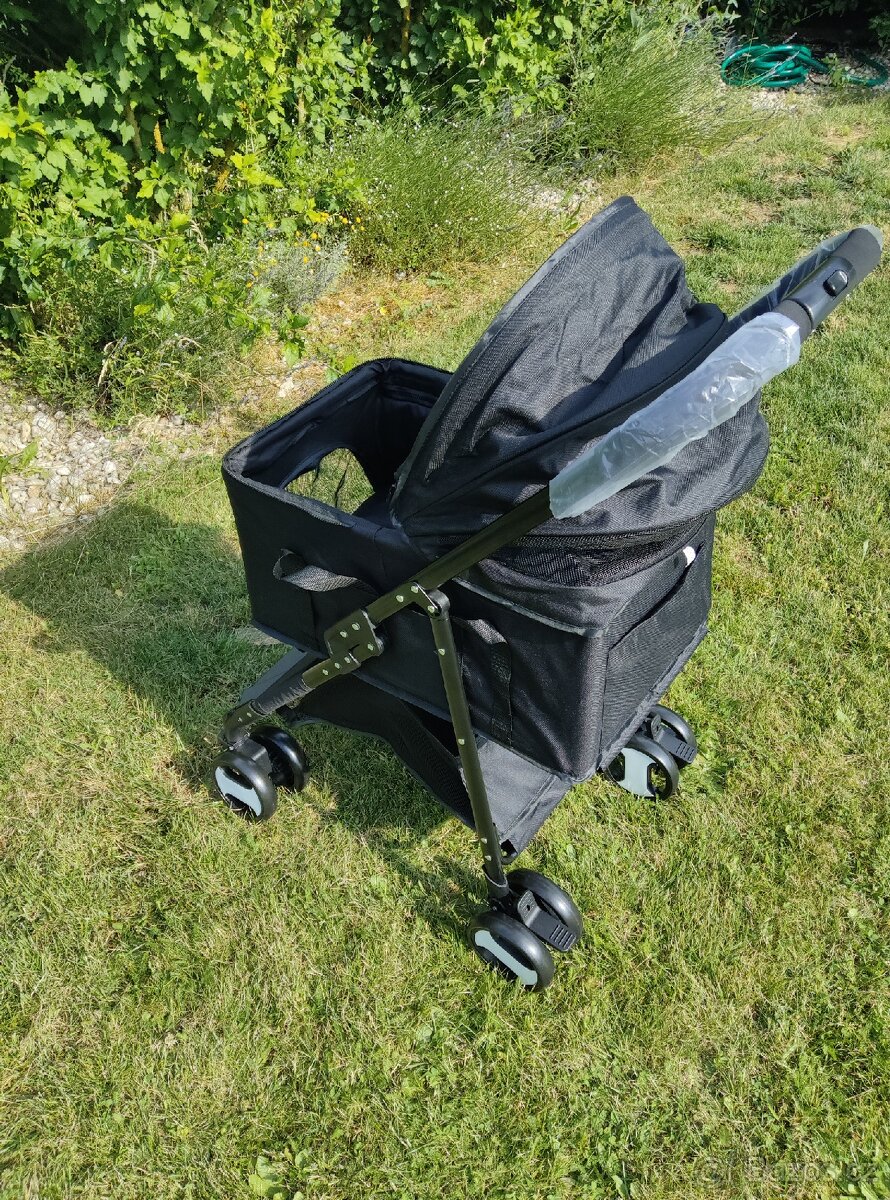 Kočárek 2v1 pro domácí mazlíčky - NOVÉ - 11