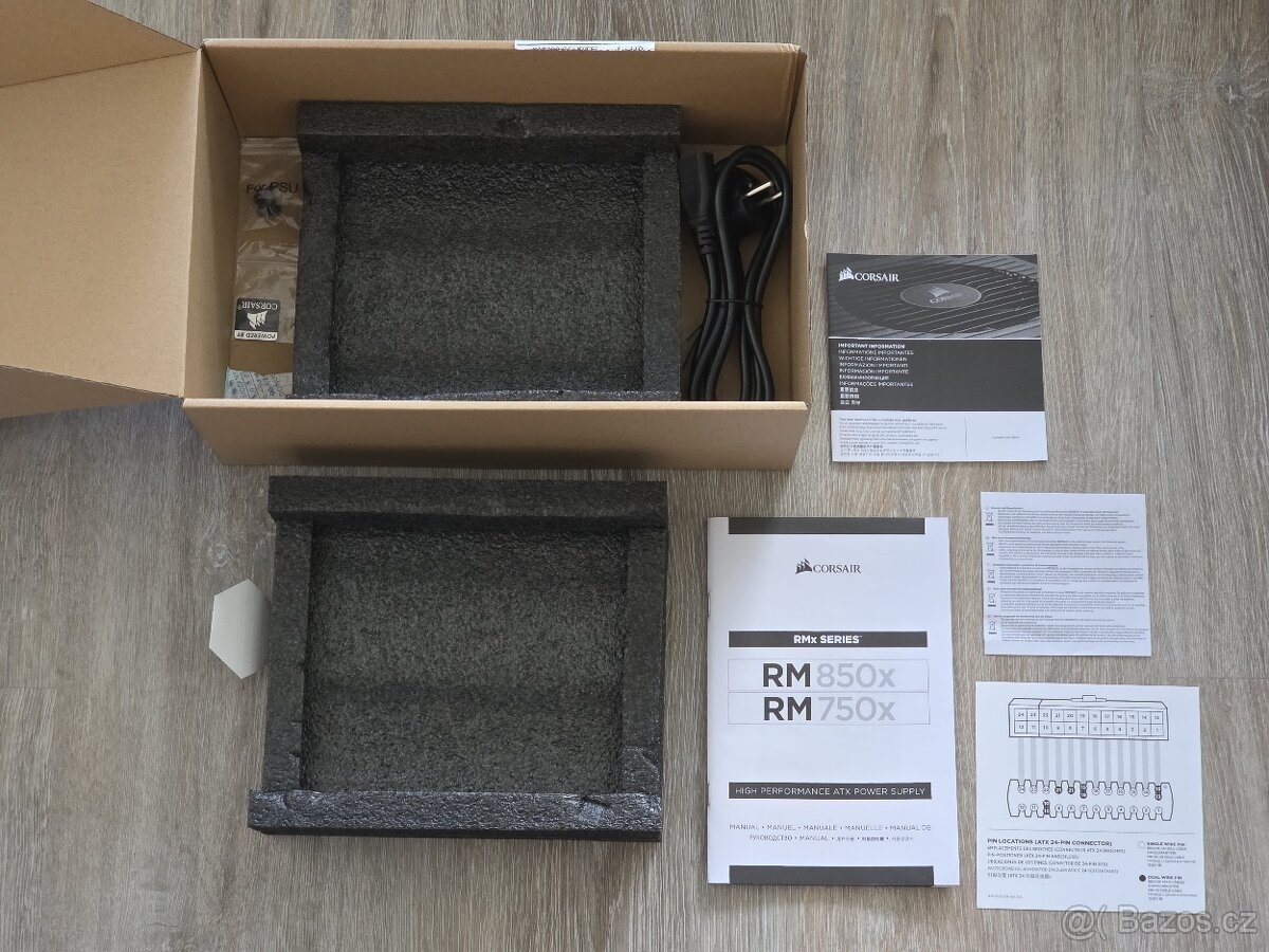 Zdroj Corsair RM750X 750W bílý | záruka 01/30 - 11
