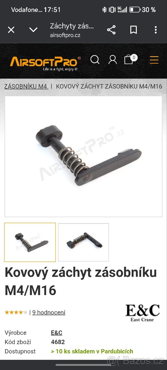 Airsoftová zbraň M4 značka (LANCER TACTICAL) - 11