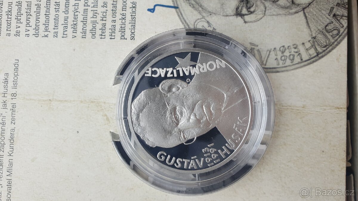 Stříbrné medaile Českoslovenští presidenti - 11