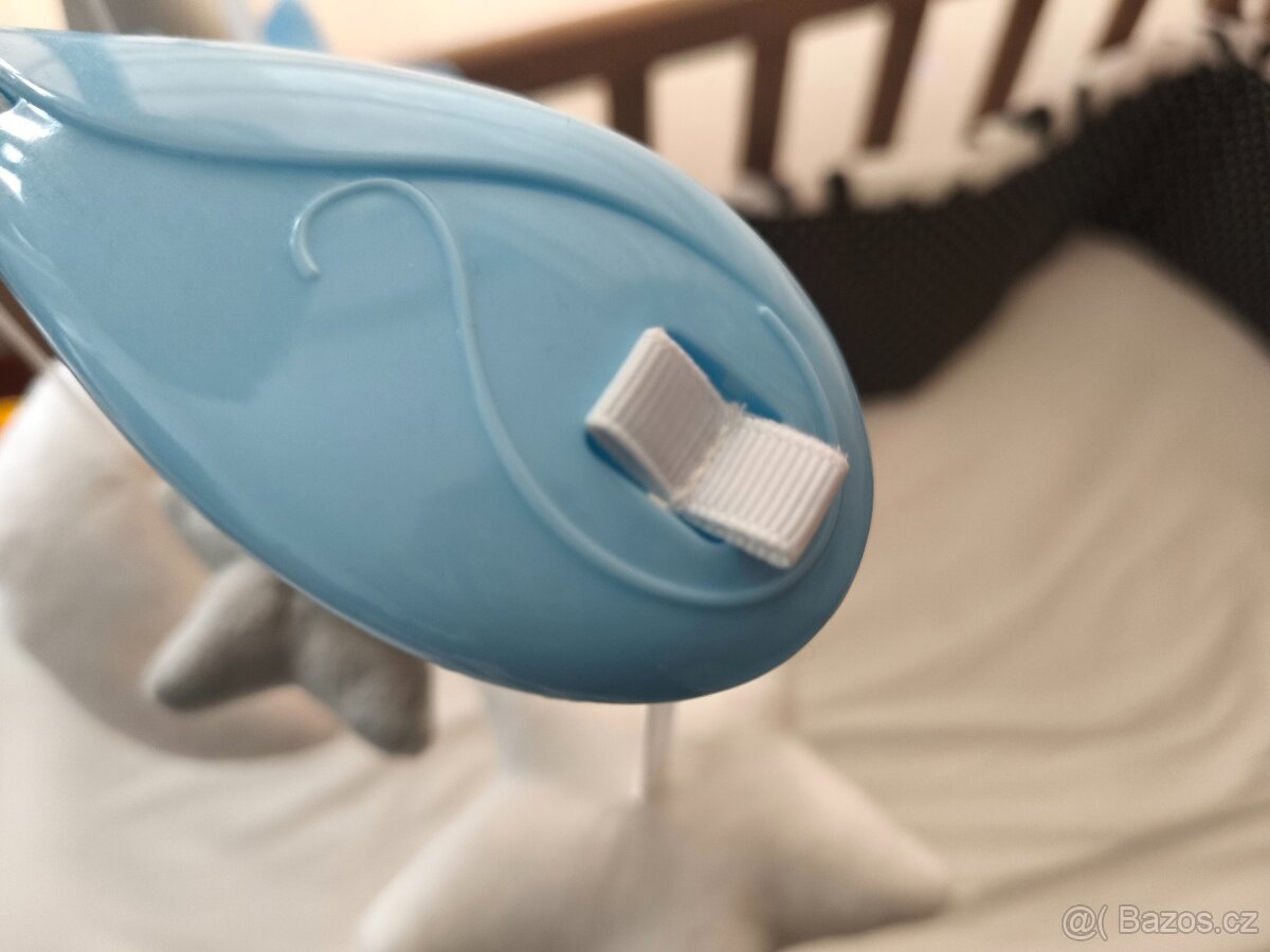 Kolotoč Canpol Babies plyšový s projektorem hvězdičky modrý - 11