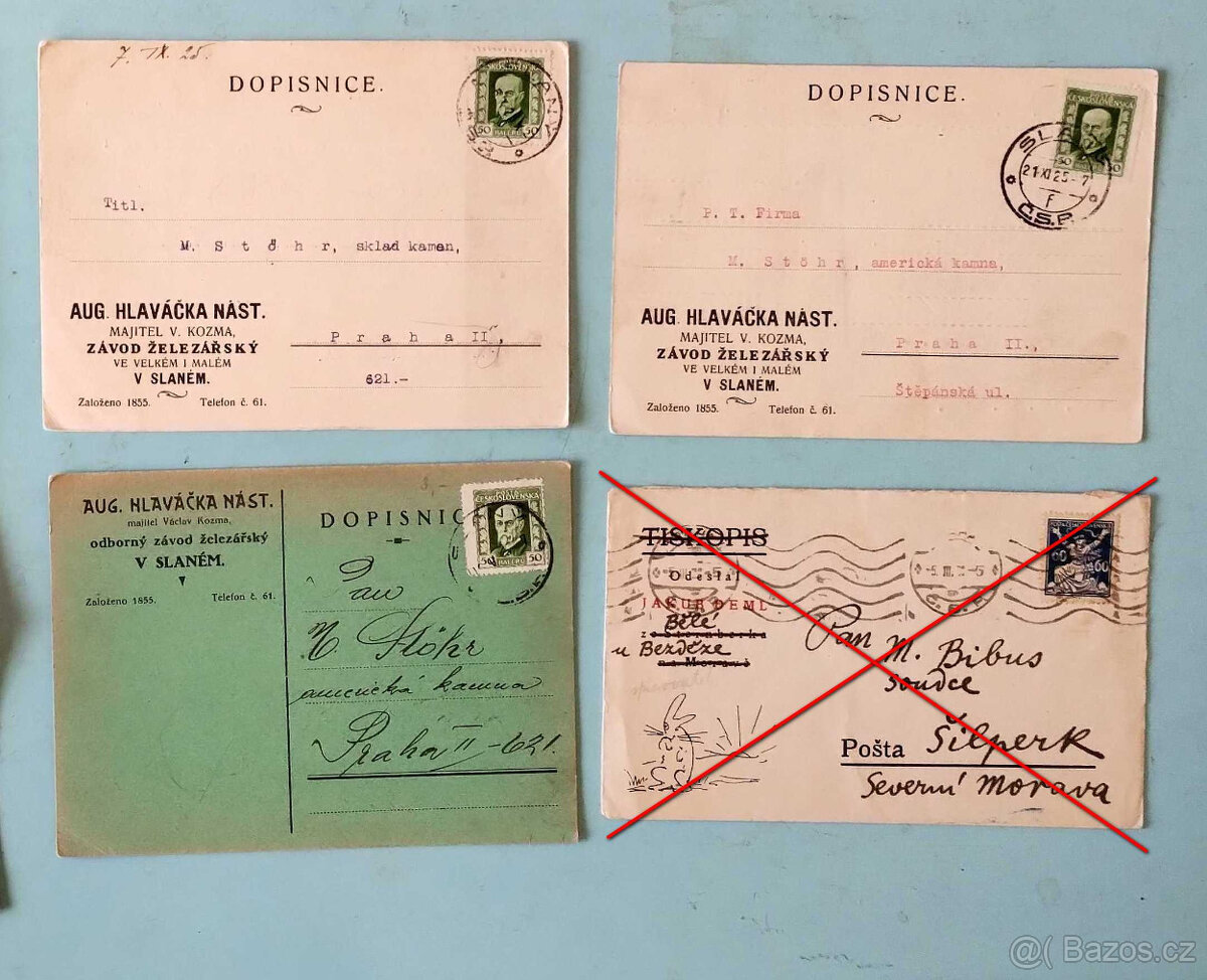 Staré pohlednice Československo a žánrové - 11