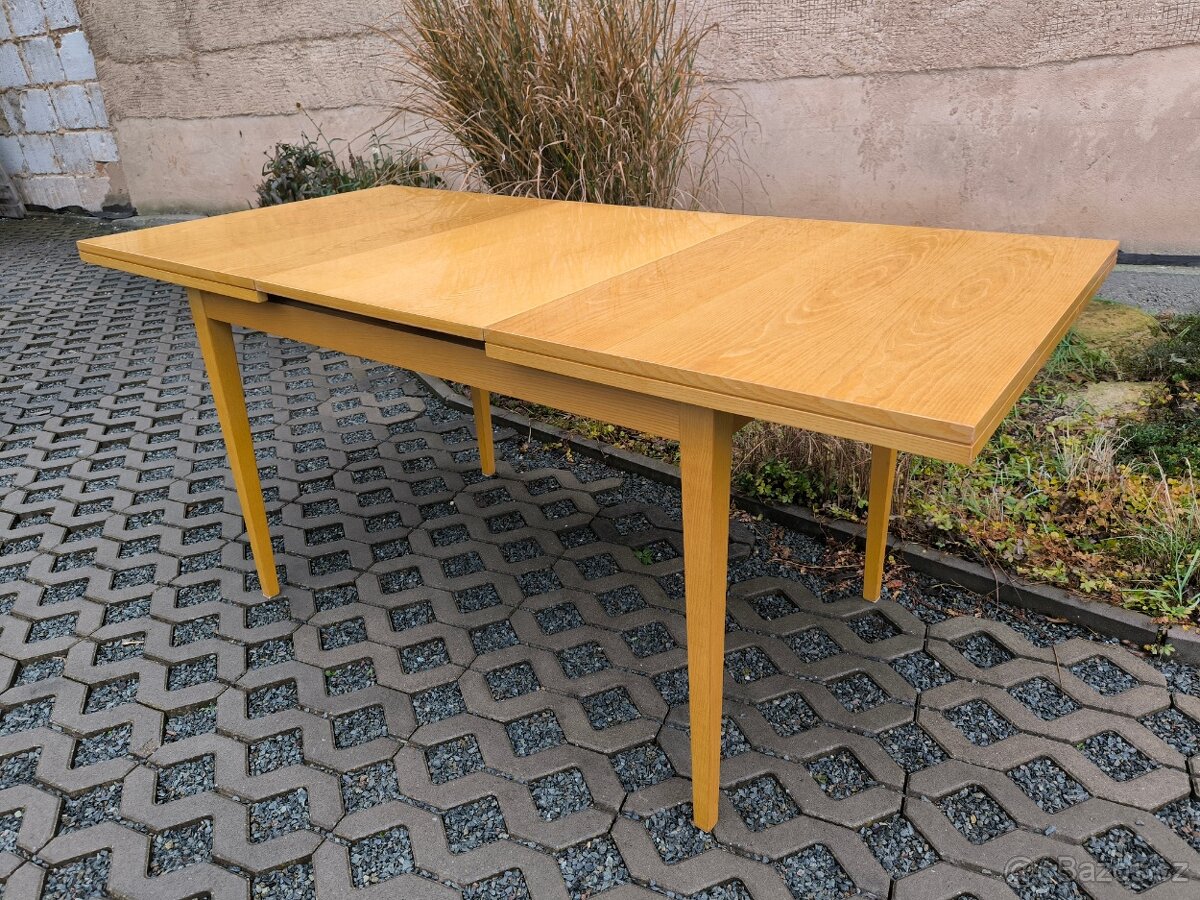 Retro jídelní rozkládací stůl Jitona - 70. léta - 11