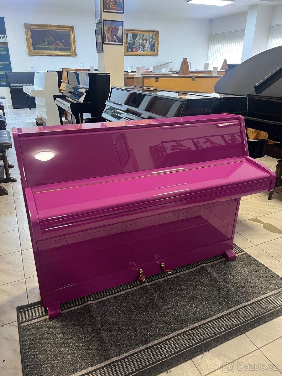 Růžové piano Schimmel se zárukou 2 roky, doprava zdarma - 11