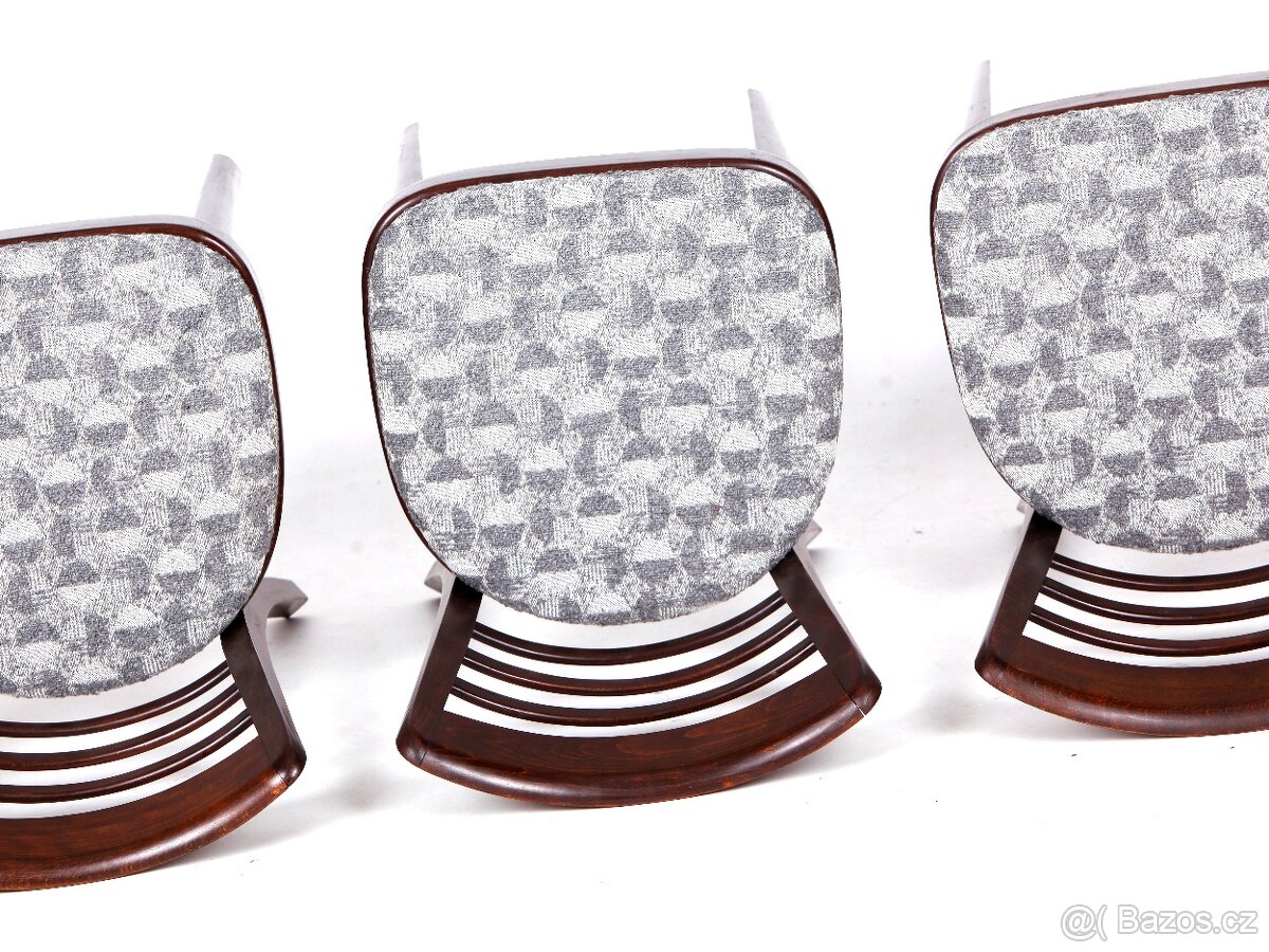 Přečalouněné retro židle SETONA, 4 kusy. - 11