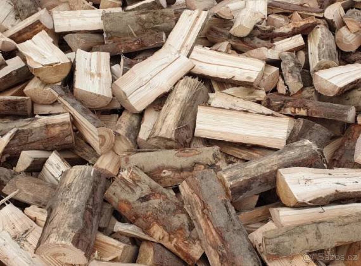 Palivové dřevo špalky,štípané - 11
