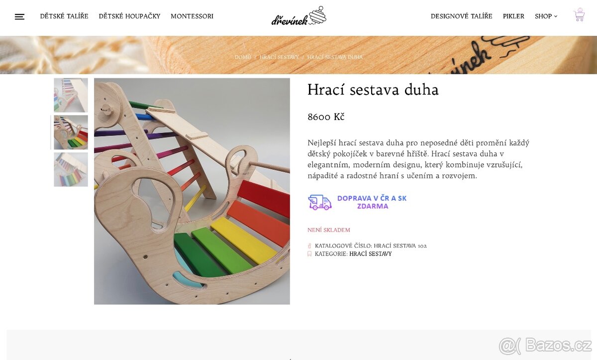 Hrací sestava duha unisex - 11