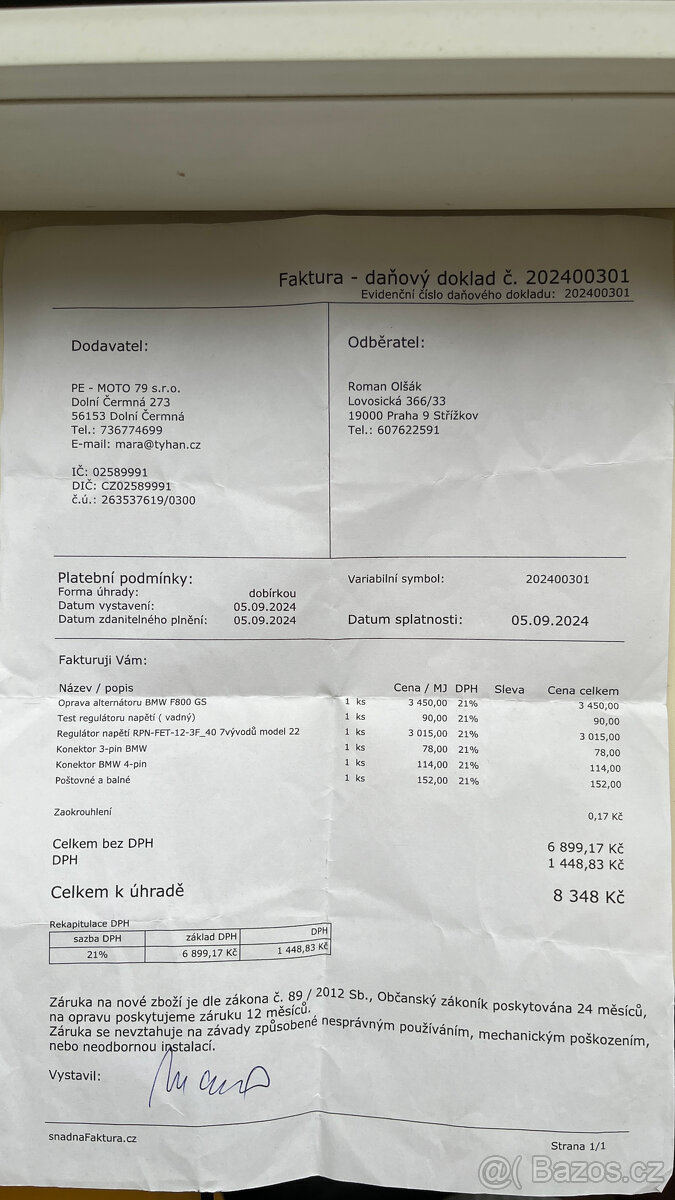 Prodám BMW F 800 GS - 11