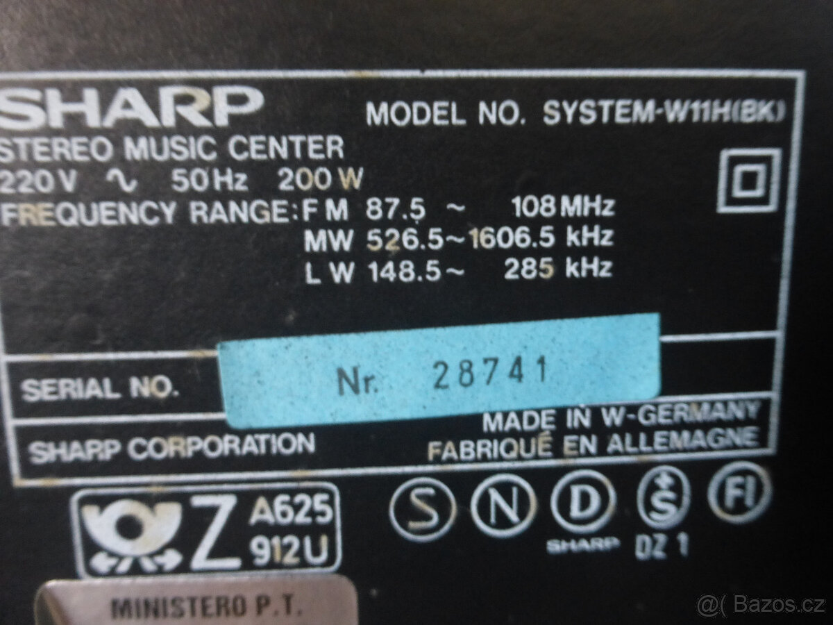 stereo věž SHARP - 11