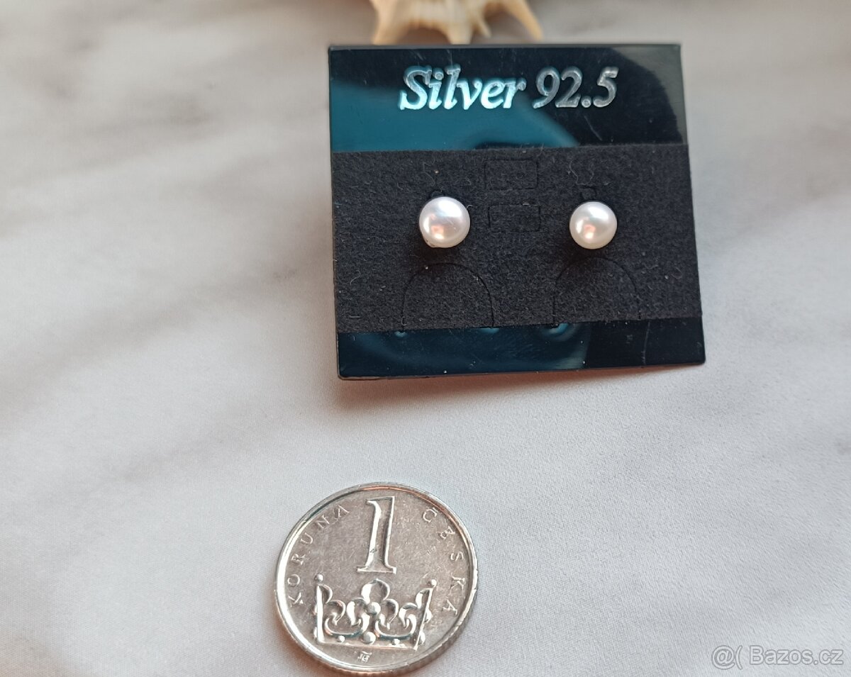 Náušnice stříbro - 11
