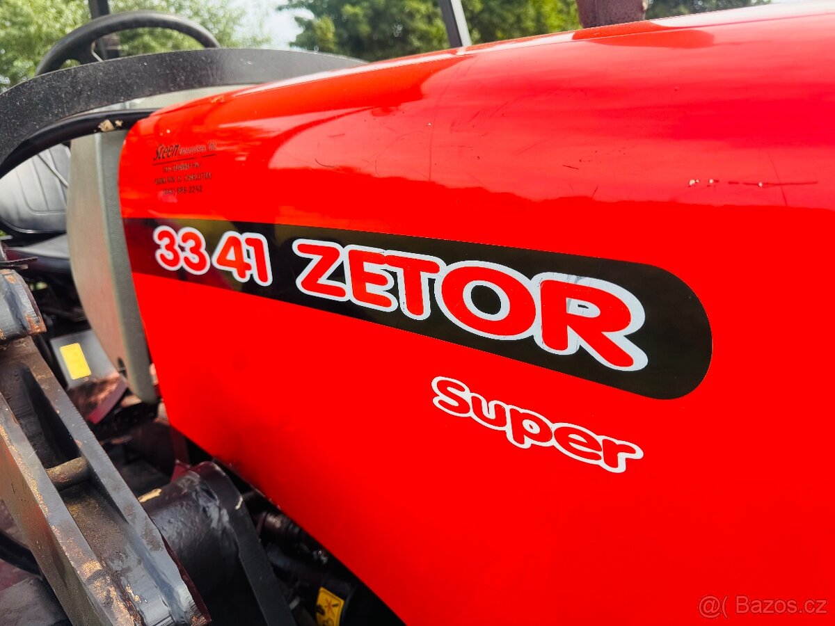 Zetor 3341 cabrio + čelní nakladač - 11