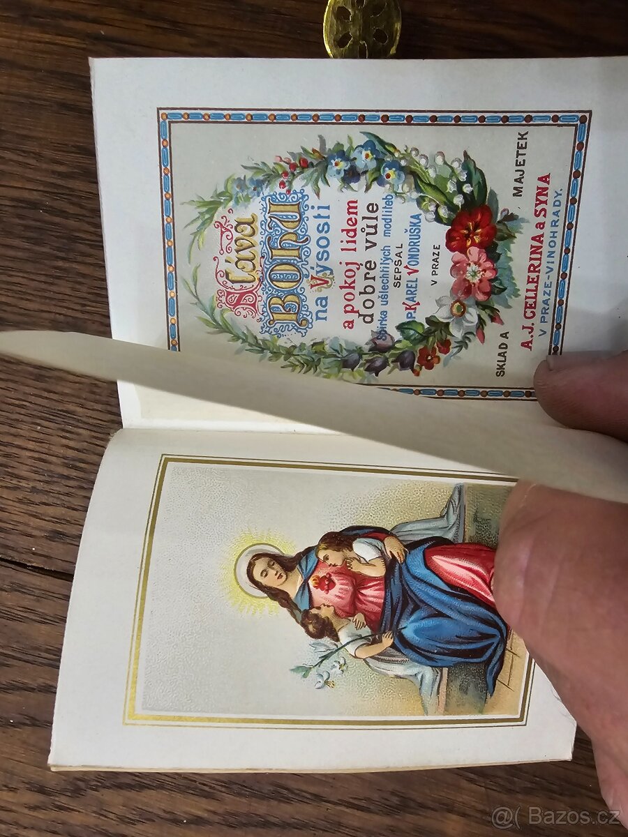 10 ks starožitných církevních- modlitebních knížek - 11