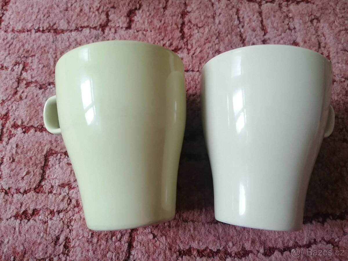 Zelené hrnky Ikea - 5 ks - 11